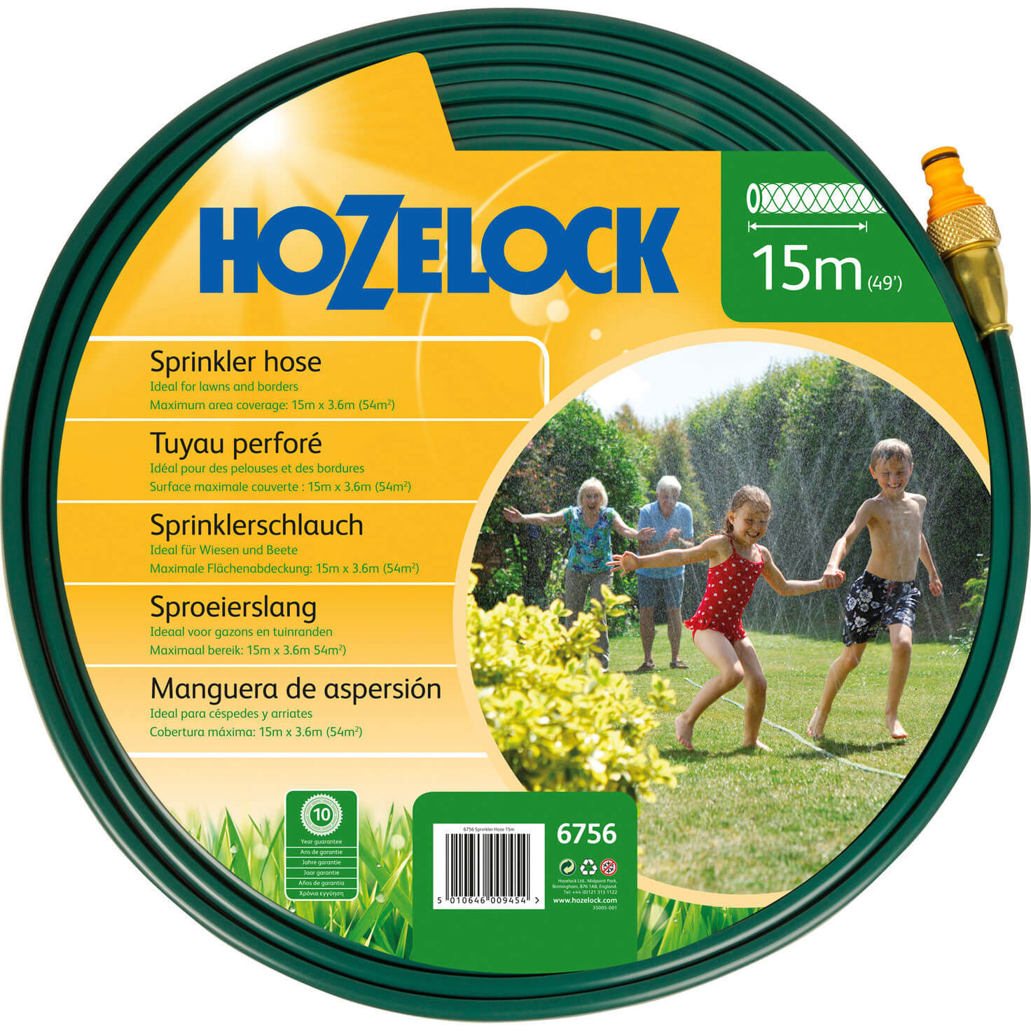 Hozelock Flat Water Sprinkler and Soaker Hose Pipe 15m | Compare The Build