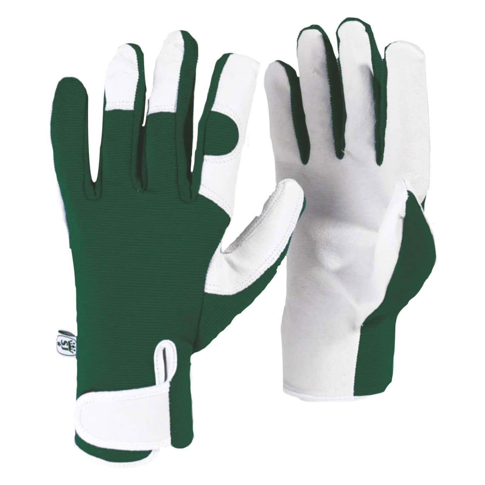 Kew Gardens Leather Palm Gardening Gloves Green S | Compare The Build