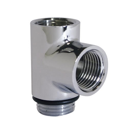 Towelrads T-Piece 15mm For Duel Fuel Conversion - Chrome Price Comparisons | Compare The Build