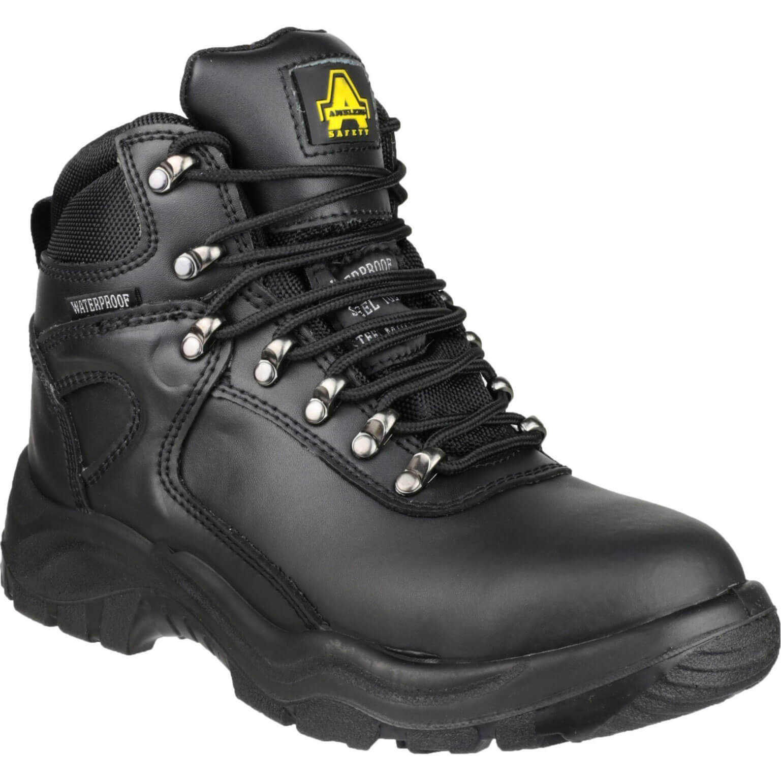 Amblers Mens Safety FS218 Waterproof Safety Boots Black Size 12 | Compare The Build