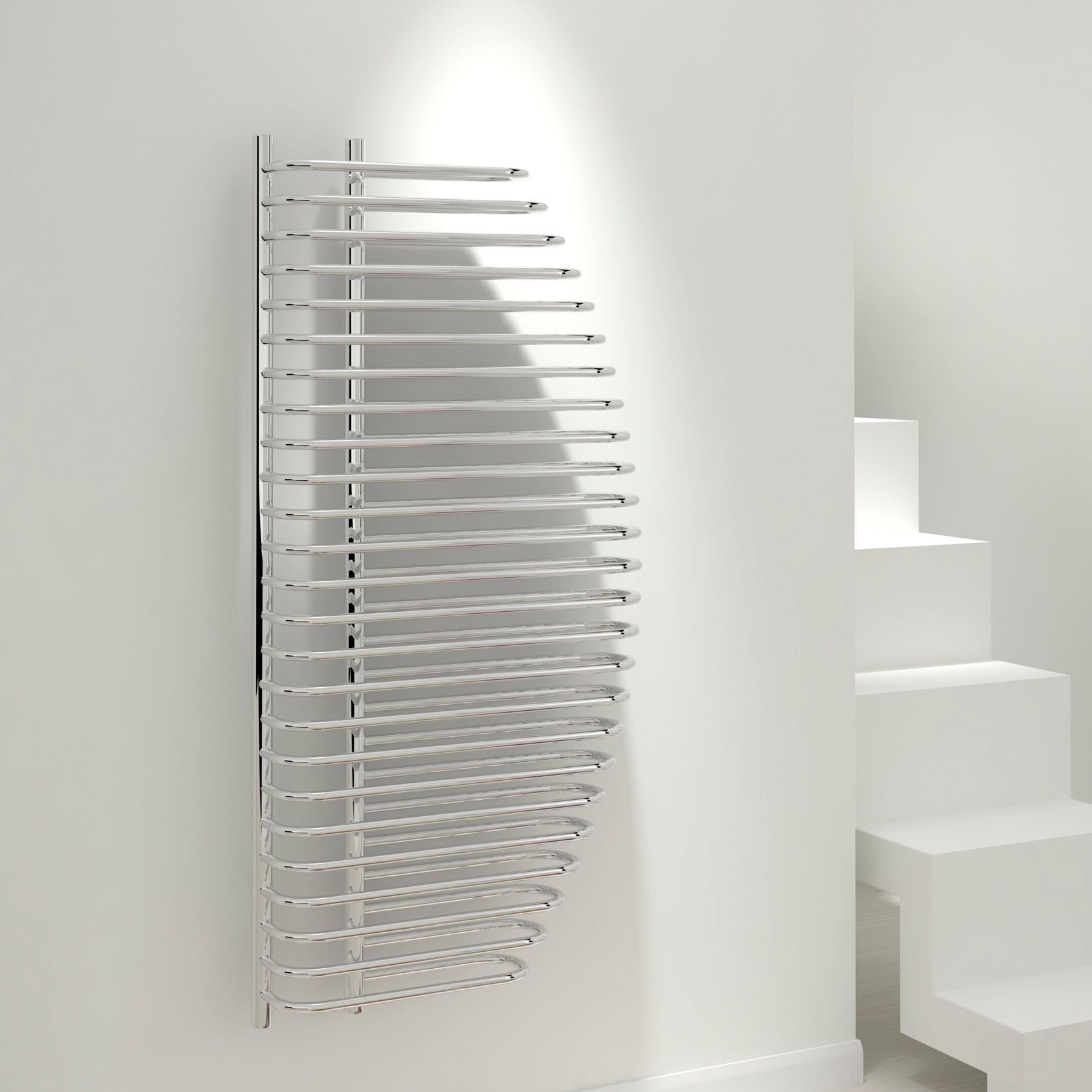 Kudox Spinaker Vertical Radiator Chrome (H)1300 mm (W)600 mm Price Comparisons | Compare The Build