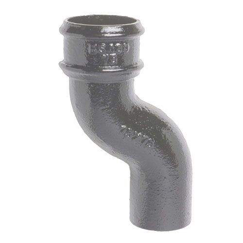 Cast Iron Round Downpipe 75mm Offset Bend 100mm - Primed Finish Hargreaves Foundry R4040 Price Comparisons | Compare The Build