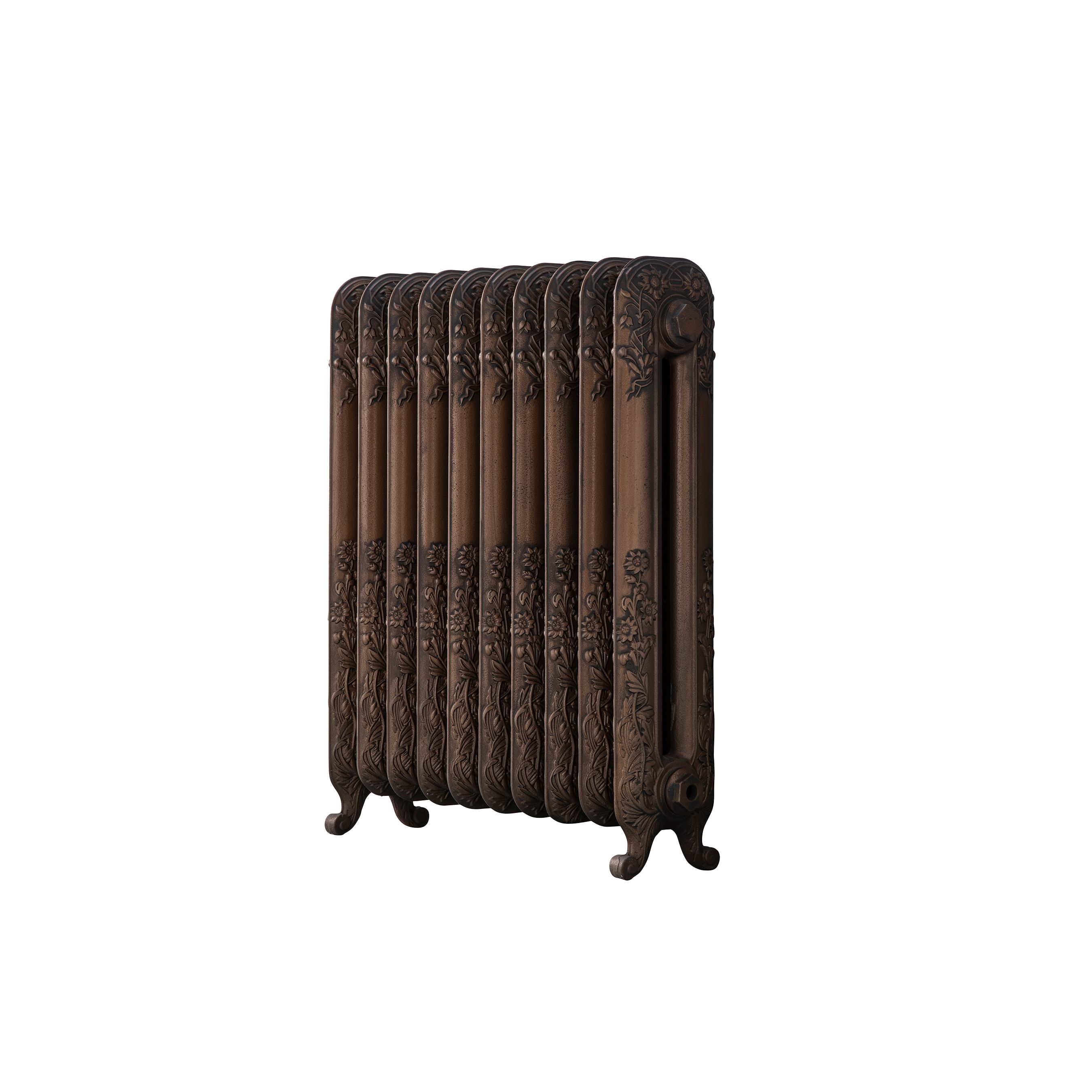 Arroll Daisy Cast Iron Bronze 10 Column Radiator, (W)684mm X (H)794mm | Compare The Build