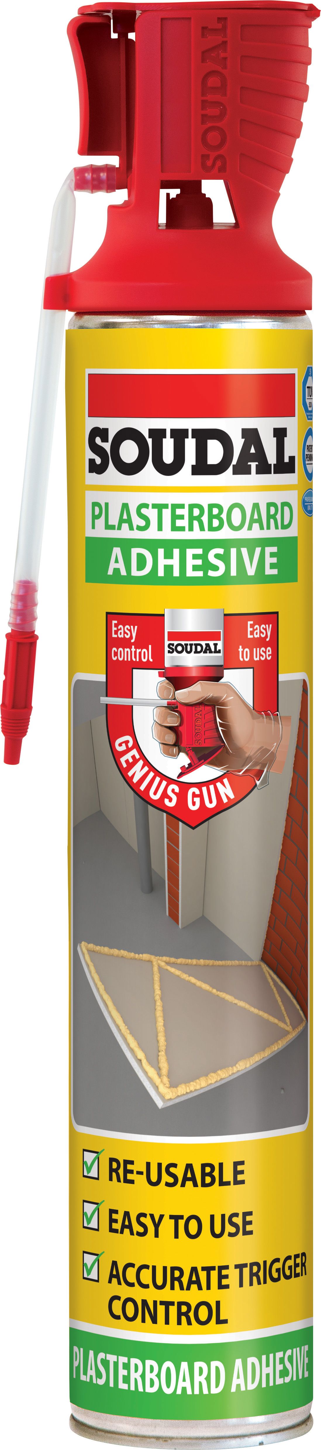 Soudal Genius Gun Plasterboard Adhesive 750Ml Price Comparisons | Compare The Build