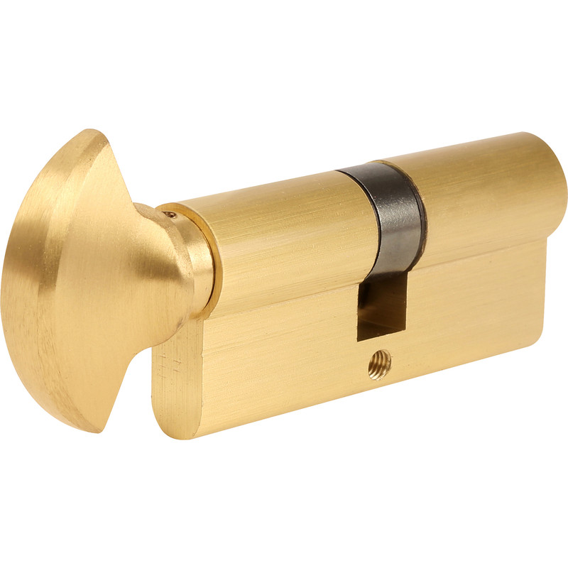ERA 6 Pin Euro Thumbturn Cylinder 35-35mm in Brass Price Comparisons | Compare The Build