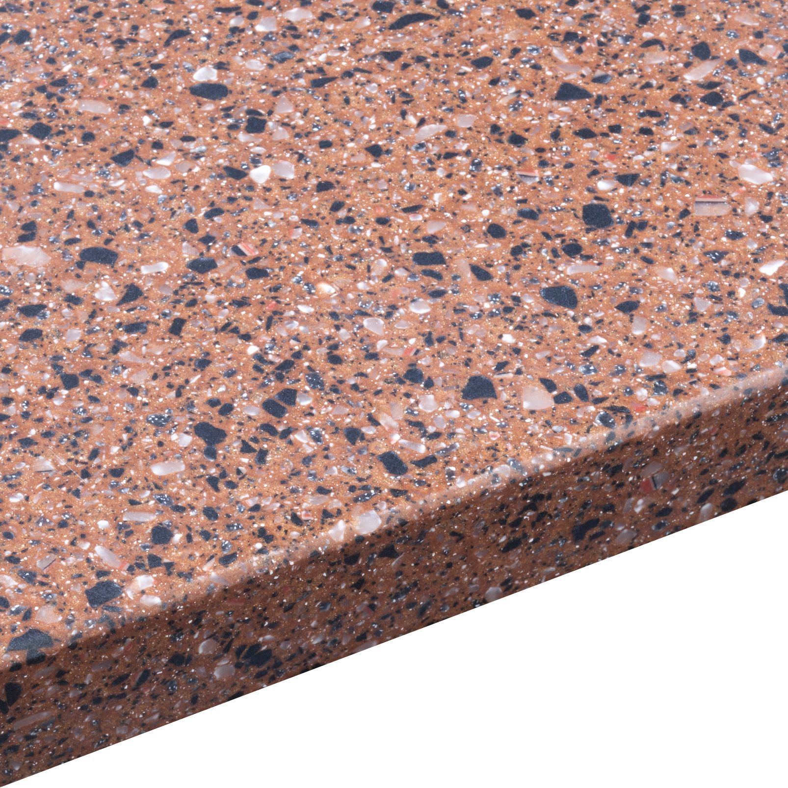 34mm Scorpio Brown Matt Bevel Edge Earthstone Worktop (L)3M (D)605mm Price Comparisons | Compare The Build