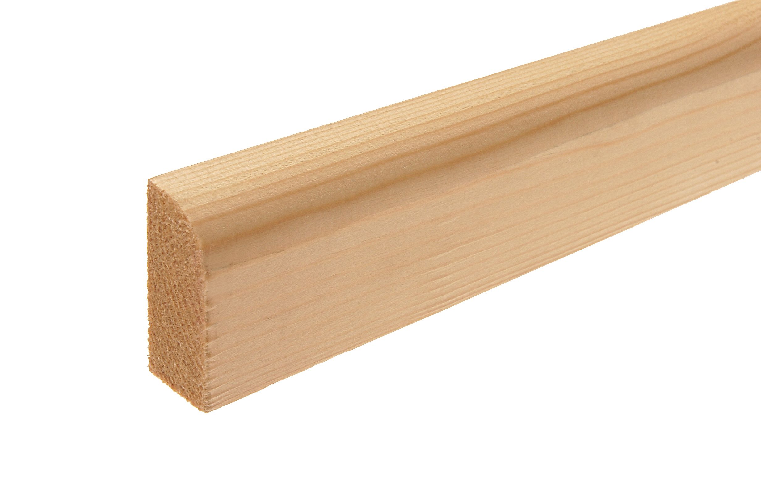 Pine Bullnose Architrave (L)2.1m (W)44mm (T)15mm, Pack of 8 Price Comparisons | Compare The Build