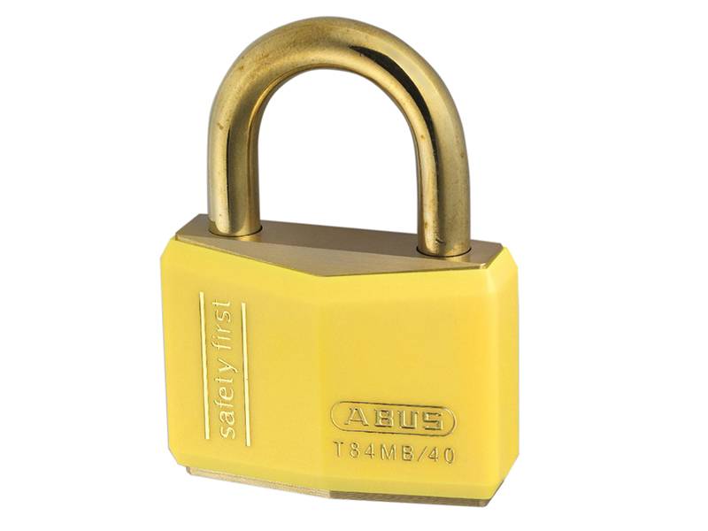 ABUS Mechanical ABUKA37822 T84MB/40mm Yellow Rustproof Padlock Keyed Alike 8402 Price Comparisons | Compare The Build