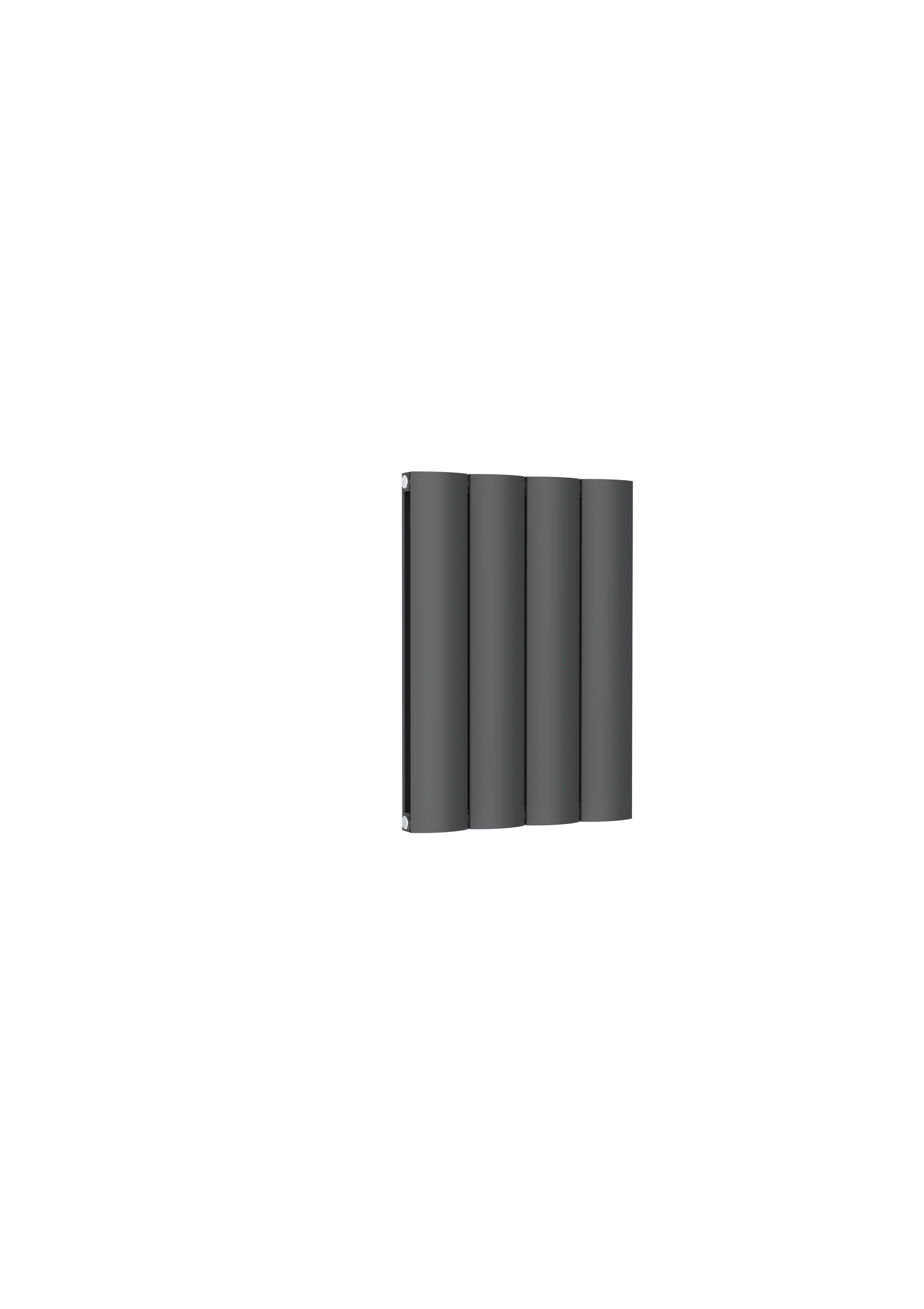 Reina Belva Horizontal Aluminium Designer Radiator, Anthracite, 600mm x 412mm Price Comparisons | Compare The Build