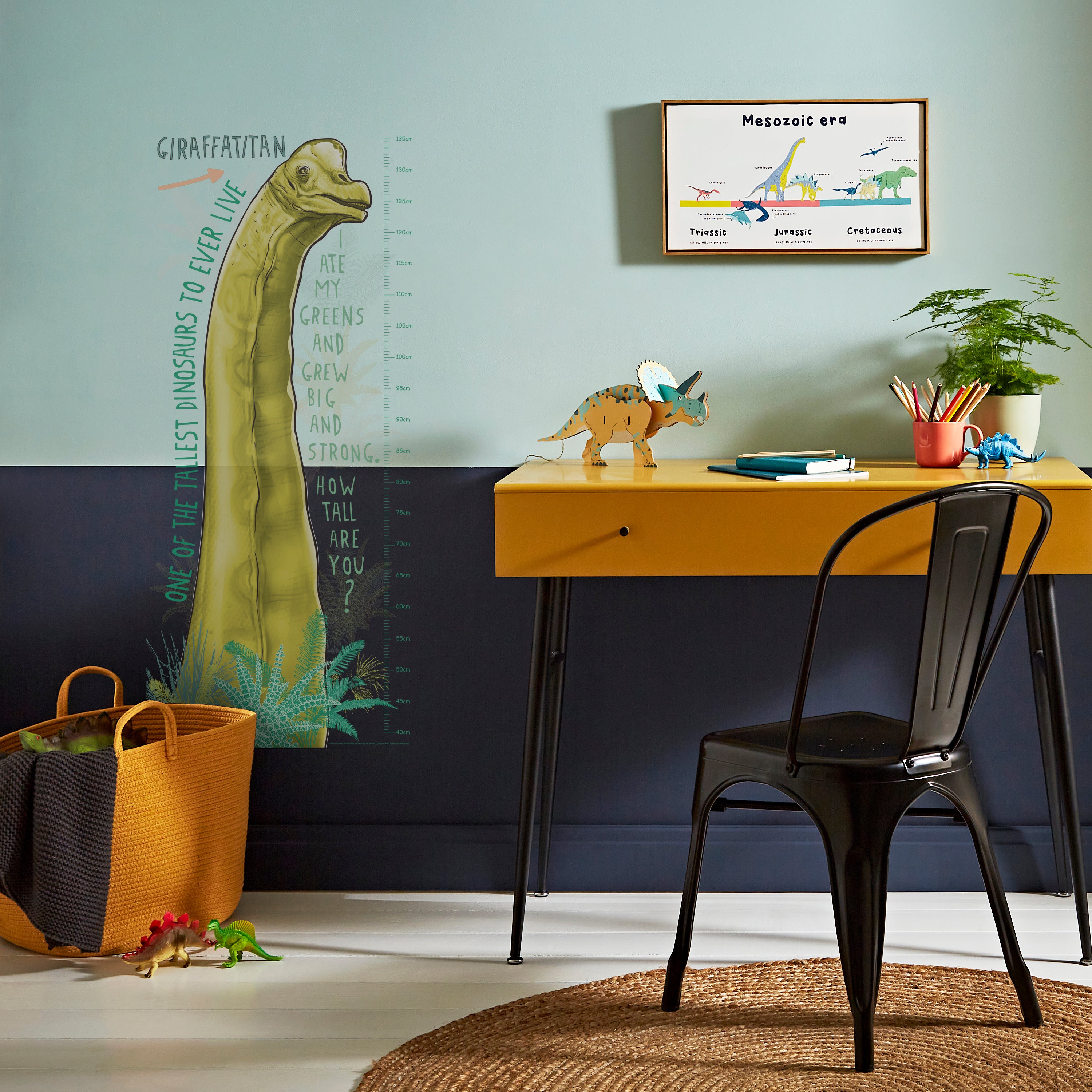 Giraffatitan Height Chart Sticker Green Price Comparisons | Compare The Build