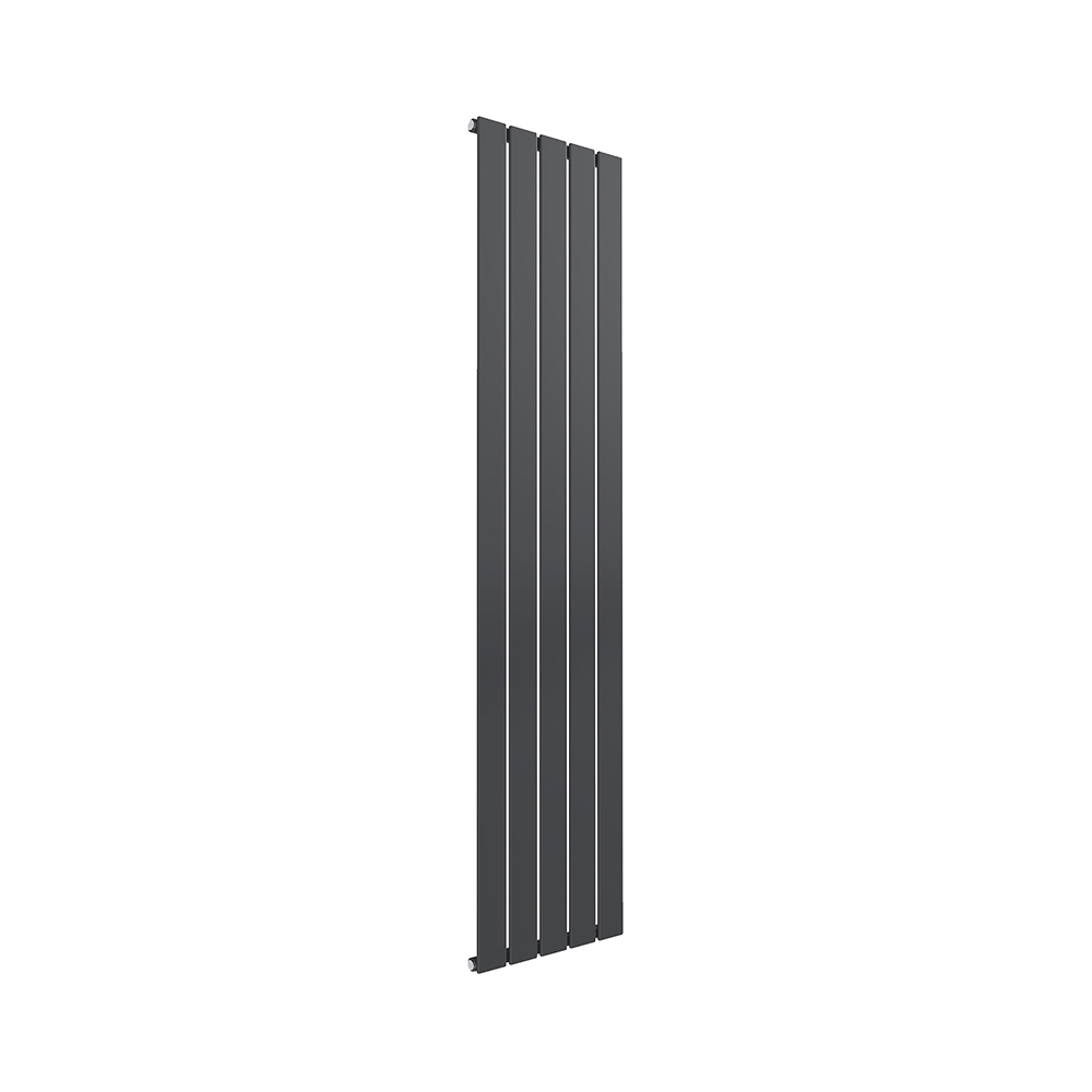 Reina Flat Vertical Designer Radiator, Anthracite, 1600mm x 366mm | Compare The Build