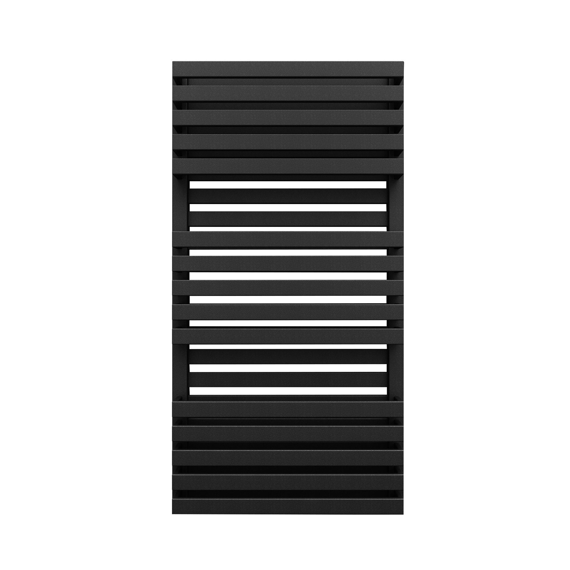 Terma Quadrus Metallic Black Towel Warmer (W)450mm X (H)870mm Price Comparisons | Compare The Build