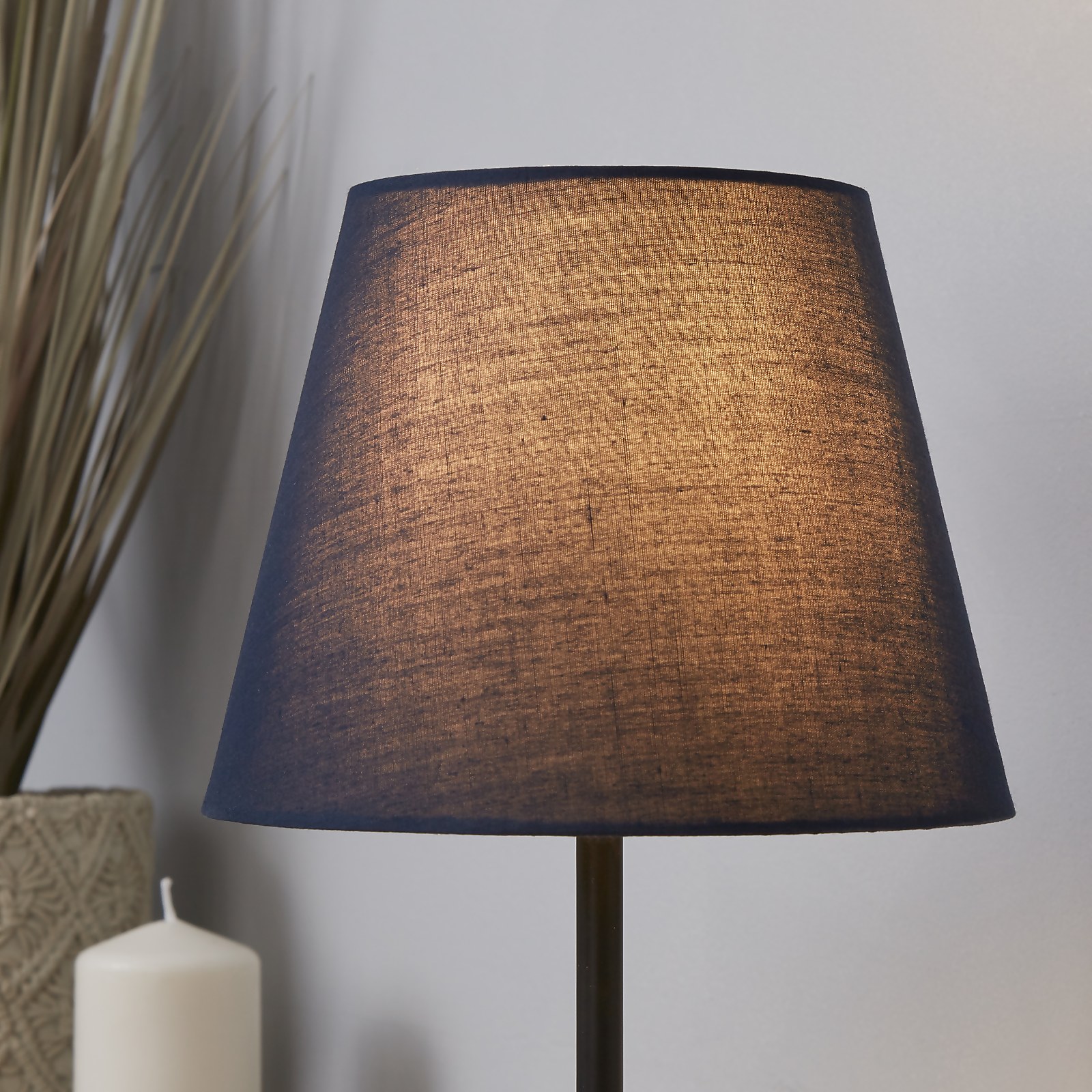 Clyde Tapered Lamp Shade - 20cm - Navy Price Comparisons | Compare The Build