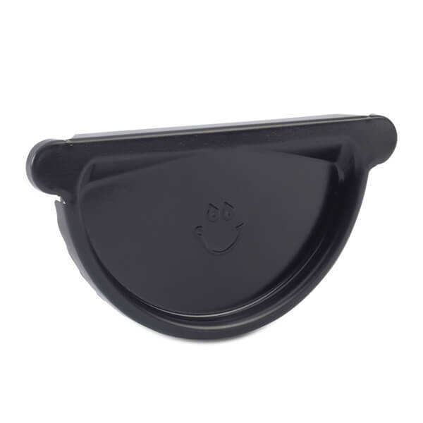 Steel Gutter External Stopend - 135mm Black Price Comparisons | Compare The Build
