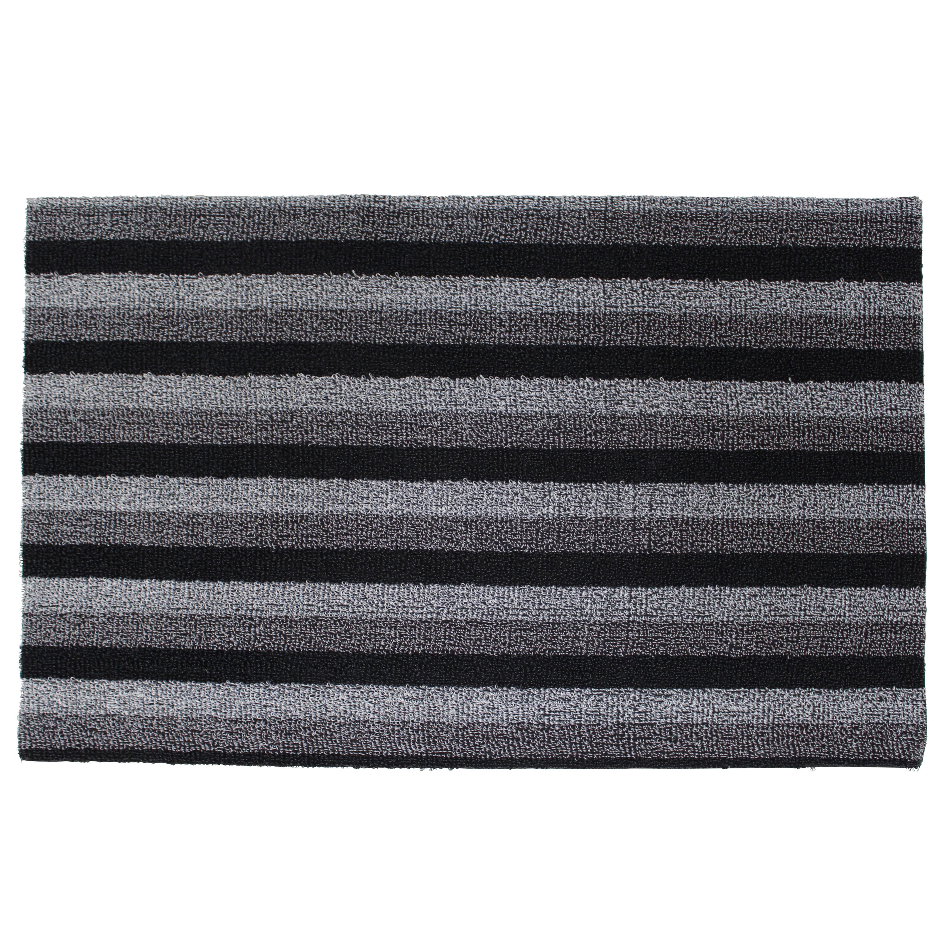 Primeur Black & Grey Door Mat (L)0.8M (W)0.5M Price Comparisons | Compare The Build