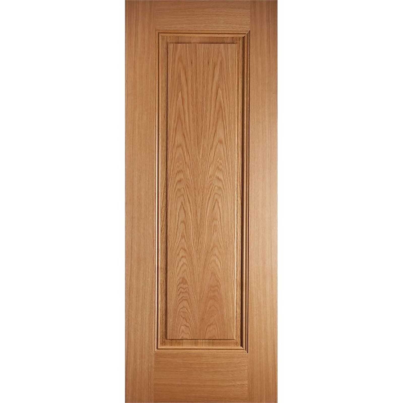 Eindhoven Internal Prefinished Oak 1 Panel Fire Door - 838 x 1981mm Price Comparisons | Compare The Build