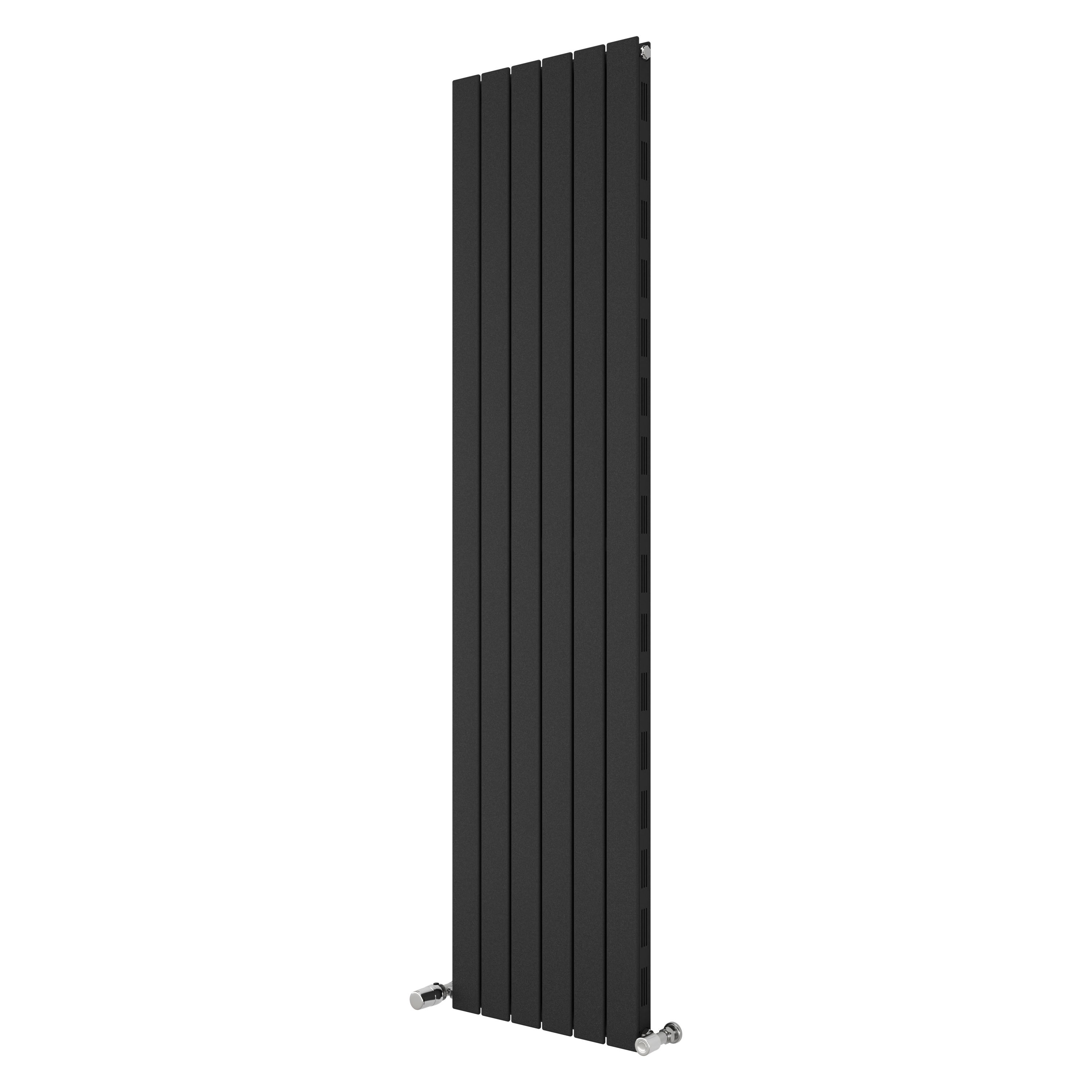 Ximax Vertirad Slimline Duplex Deluxe Matt Anthracite Vertical Designer Panel Radiator, (W)445mm X (H)1800mm Price Comparisons | Compare The Build