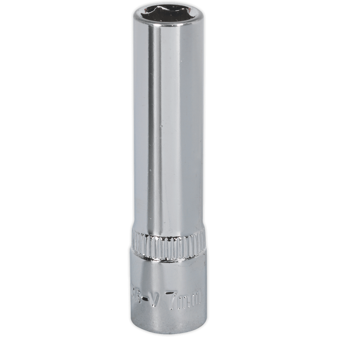 Sealey 1/4" Drive Polished Deep Hexagon WallDrive Socket Metric 1/4" 7mm Price Comparisons | Compare The Build