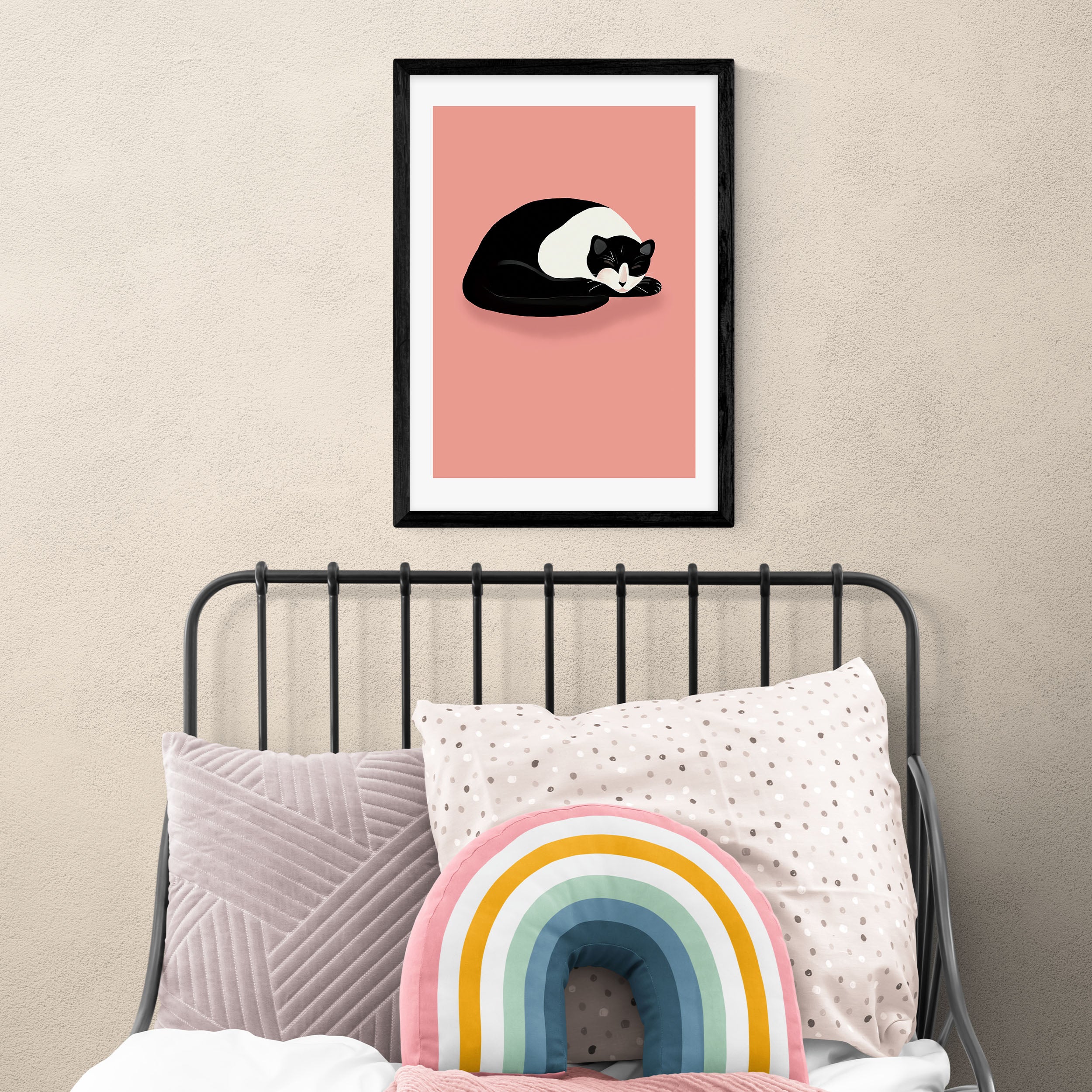 East End Prints Cat Nap Print Pink Price Comparisons | Compare The Build