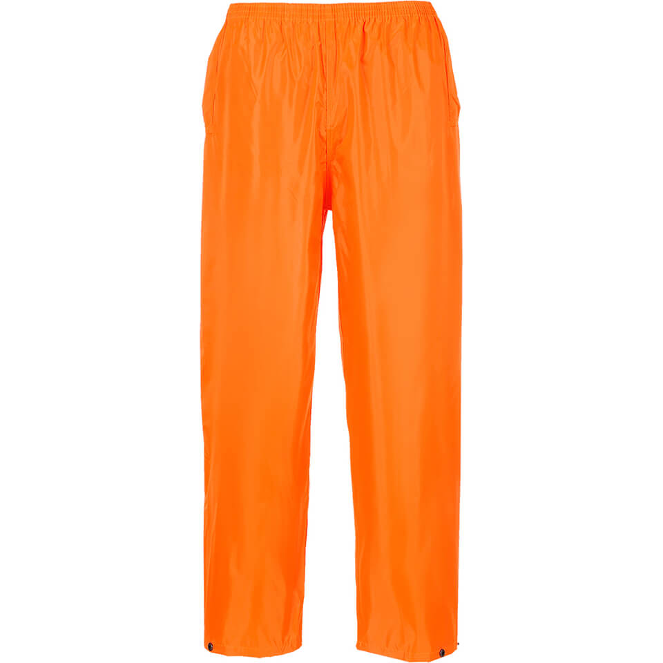 Portwest Classic Rain Trousers Orange 2XL Price Comparisons | Compare The Build