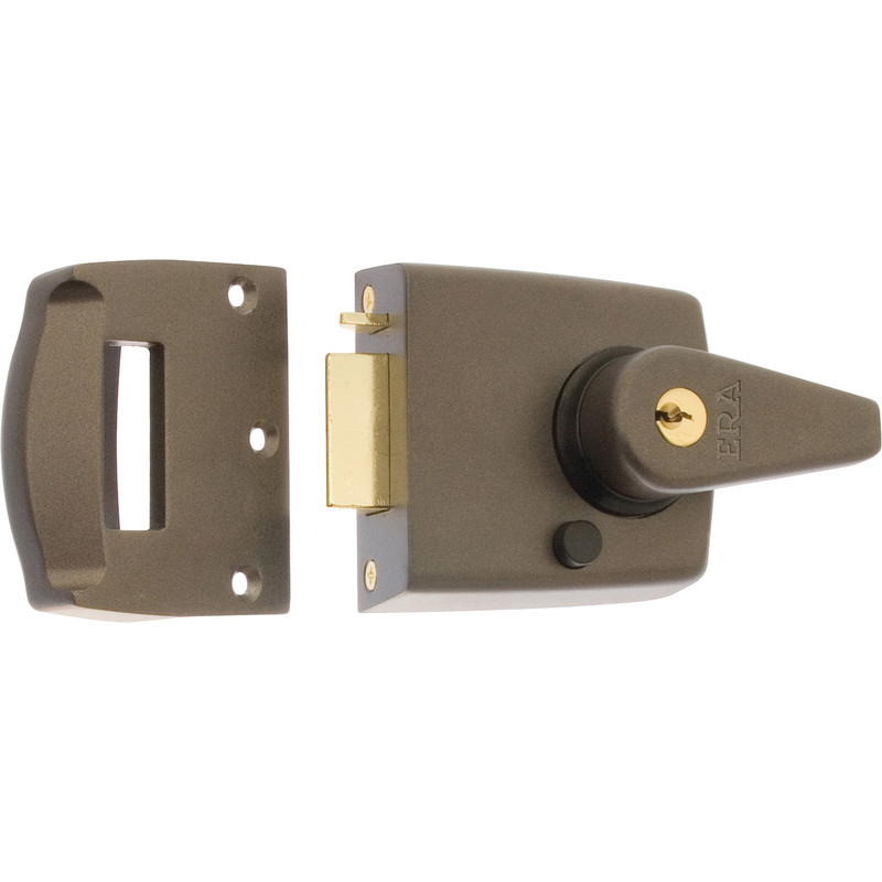 ERA Double Locking Nightlatch Narrow in Grey Brass Price Comparisons | Compare The Build