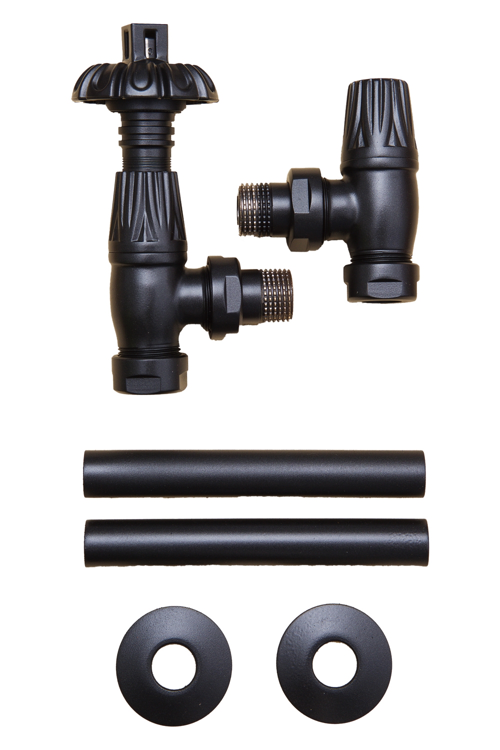 Paladin Thermostatic Valves, Canterbury, Anthracite Black Angled Price Comparisons | Compare The Build