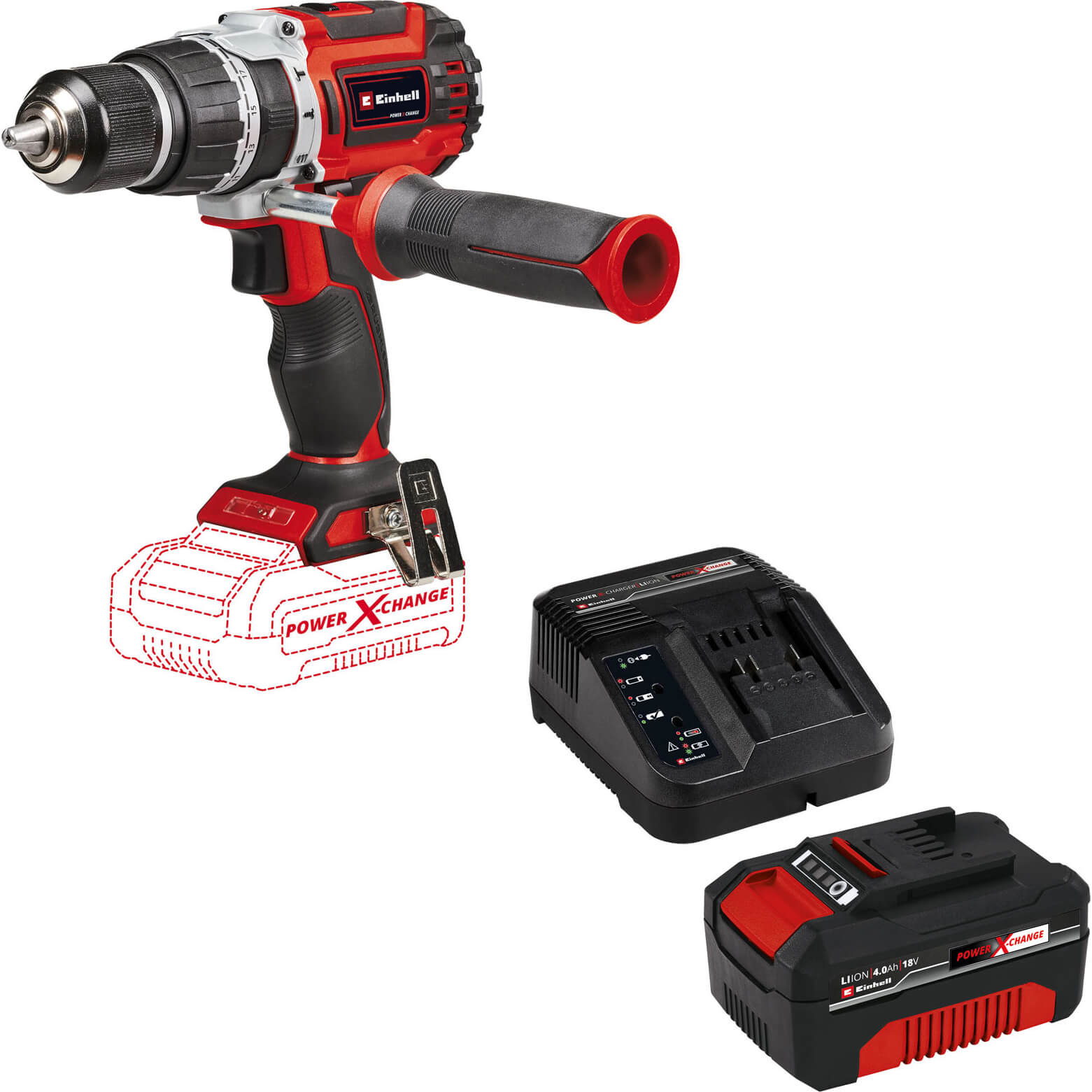 Einhell TP-CD 18/60 Li-i BL 18v Cordless Combi Drill 1 x 4ah Li-ion Charger No Case | Compare The Build