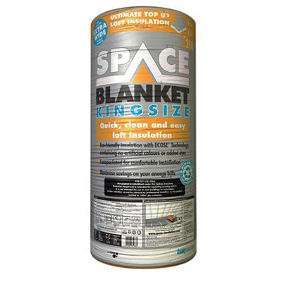 Knauf Space Blanket Loft Insulation Roll, (L)4M (W)1.14M (T)200mm | Compare The Build