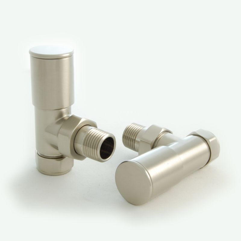 West Manual Valves, Milan, Satin Nickel Angled  - 10mm Price Comparisons | Compare The Build