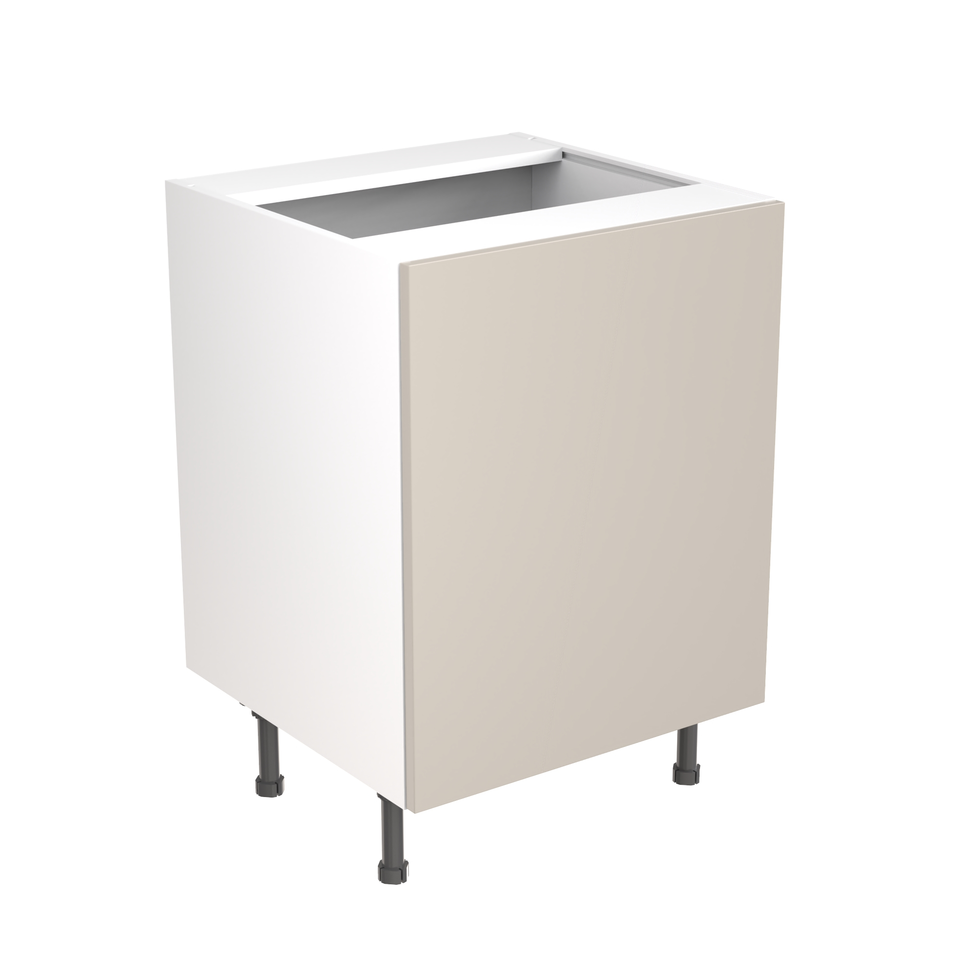 Flatpack Sink Base Unit Ultra Matt Light Grey Slab 600mm - FKKF0735 Price Comparisons | Compare The Build