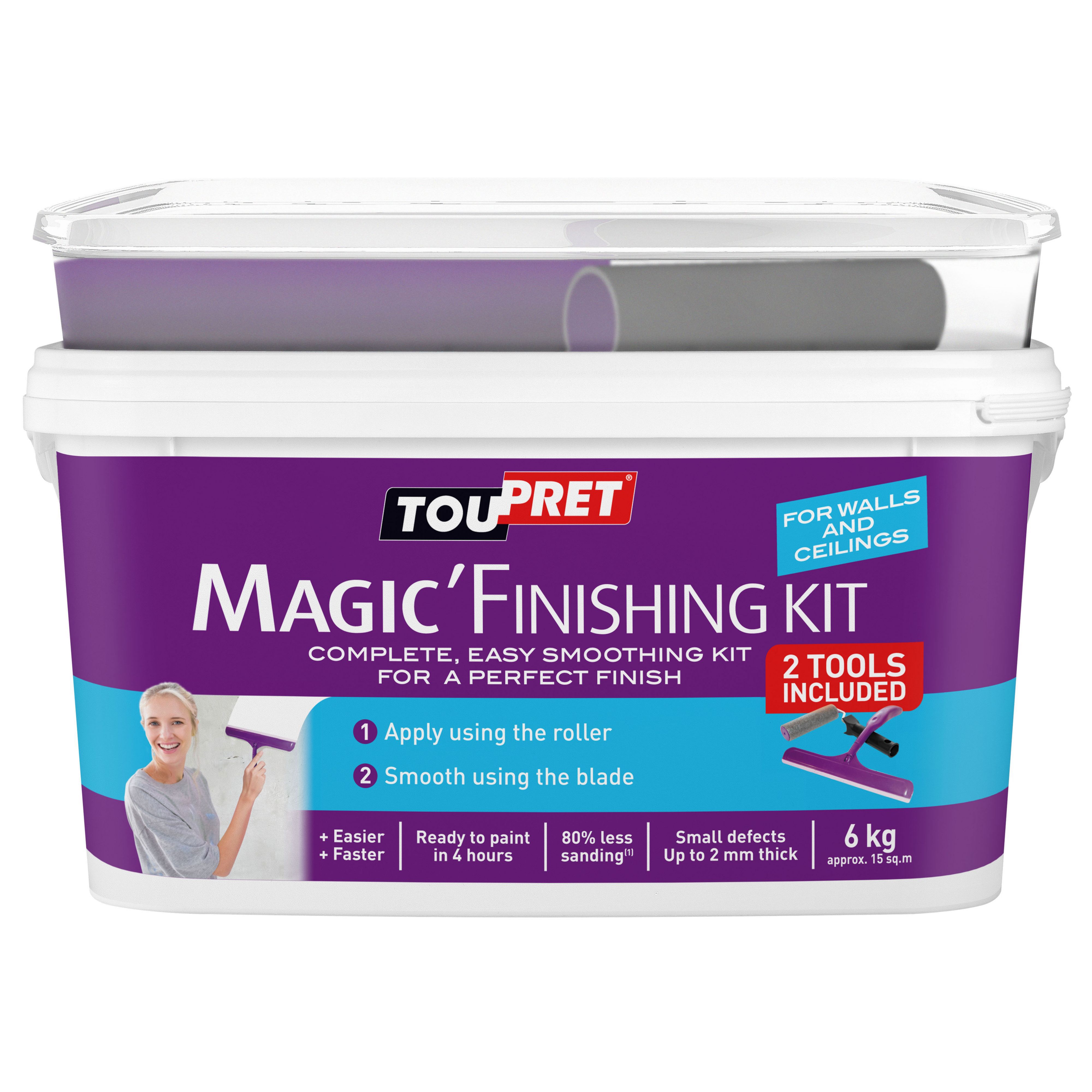 Toupret Fine Finish Ready Mixed Finishing Plaster, 6Kg Tub Price Comparisons | Compare The Build