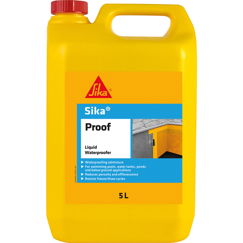 Sika Proof Liquid Waterproofer 5L Price Comparisons | Compare The Build