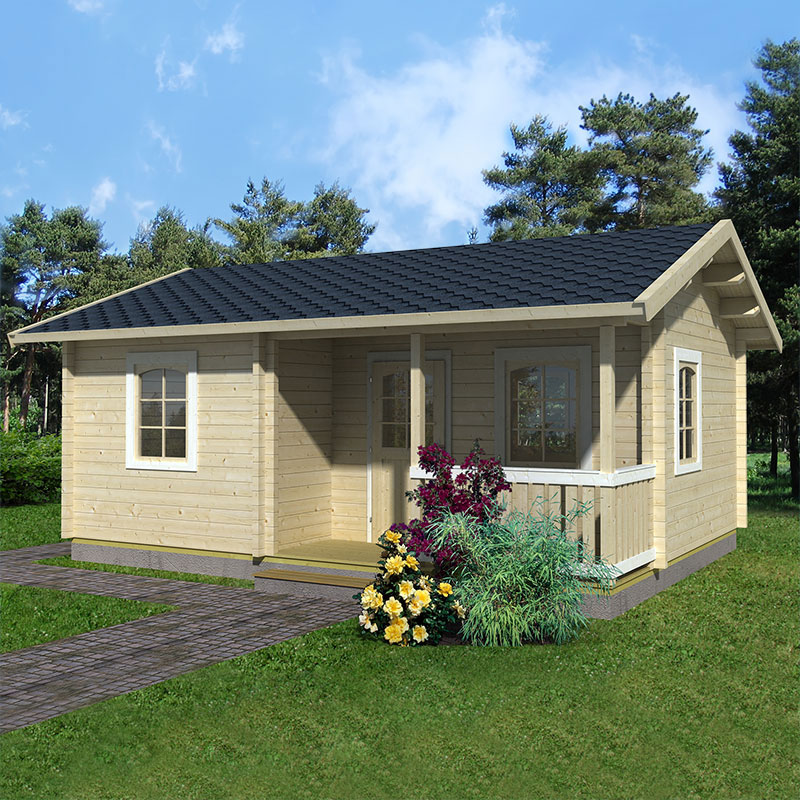 Palmako Sandra 6.3 x 4.5m Log Cabin Garden Building (70mm) | Compare The Build