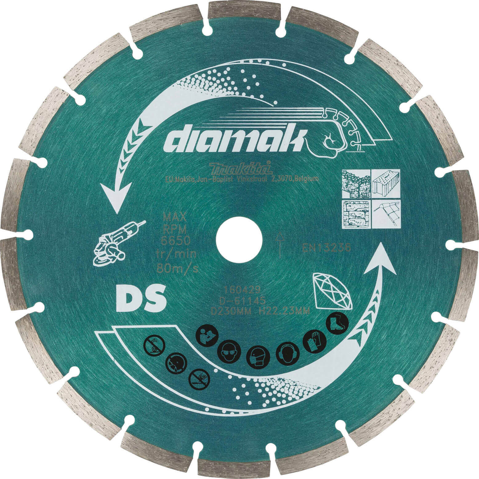 Makita Diamak Diamond Segmented Rim Cutting Disc 230mm | Compare The Build