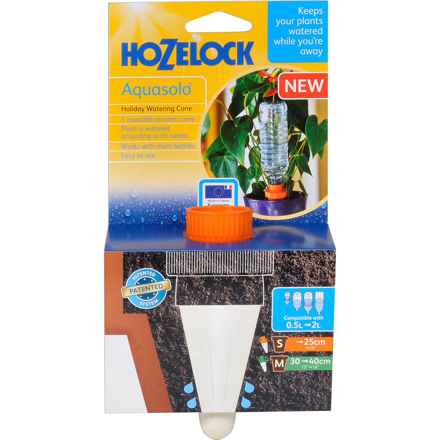 Hozelock Aquasolo Water Bottle Cones Orange Pack of 1 Price Comparisons | Compare The Build