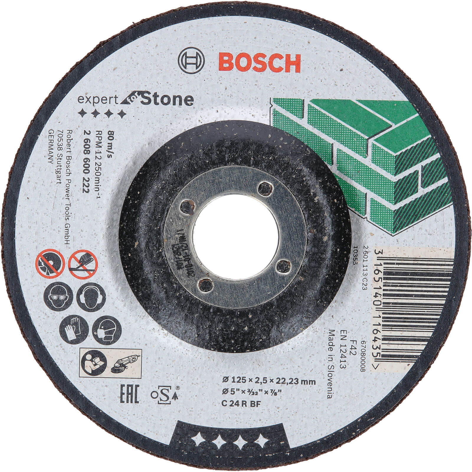 Bosch C24R BF Depressed Stone Cutting Disc 125mm | Compare The Build