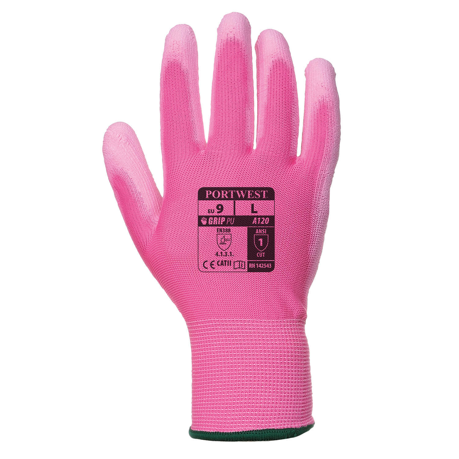 Portwest PU Palm General Handling Grip Gloves Pink M Price Comparisons | Compare The Build