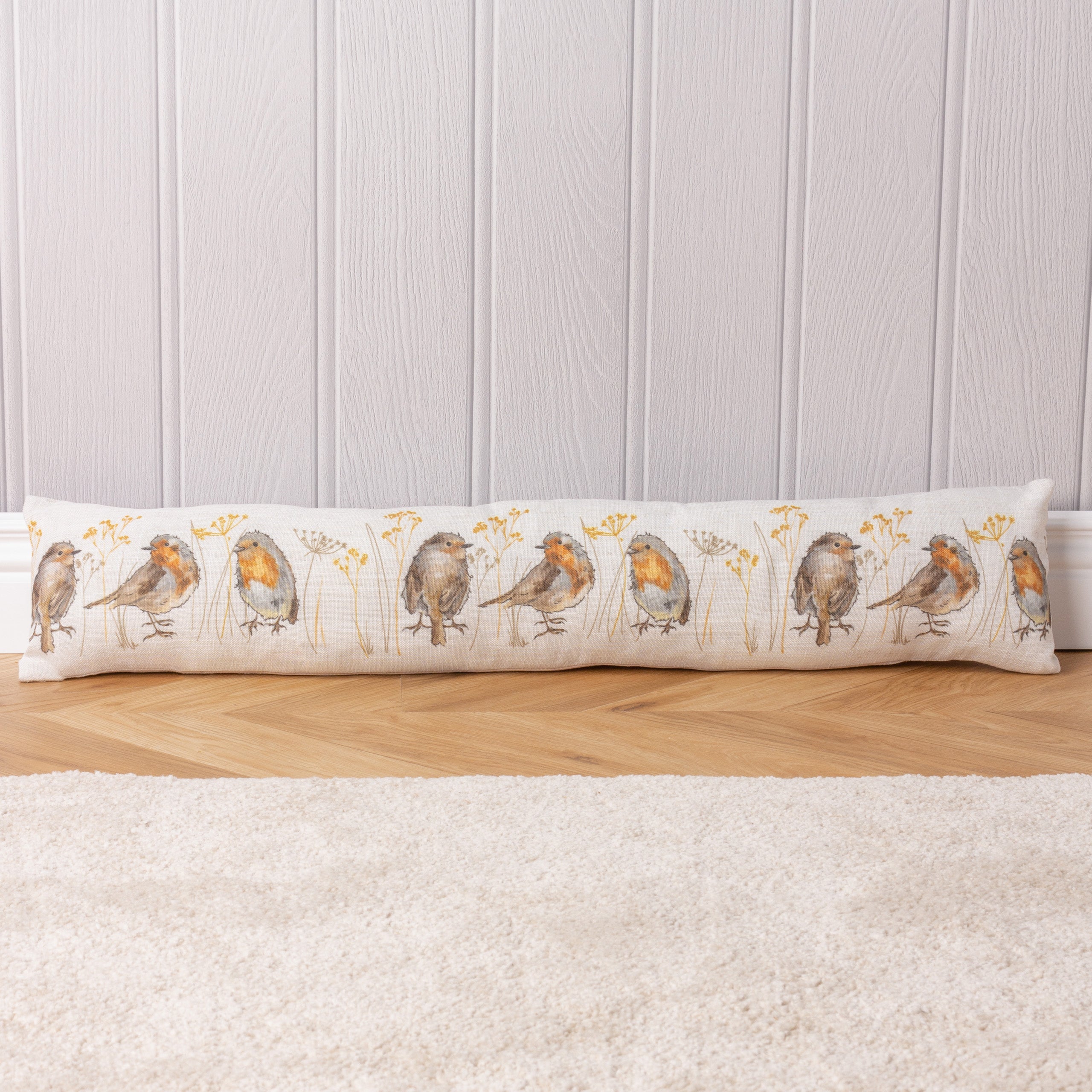 Evans Lichfield Oakwood Robin Draught Excluder MultiColoured | Compare The Build