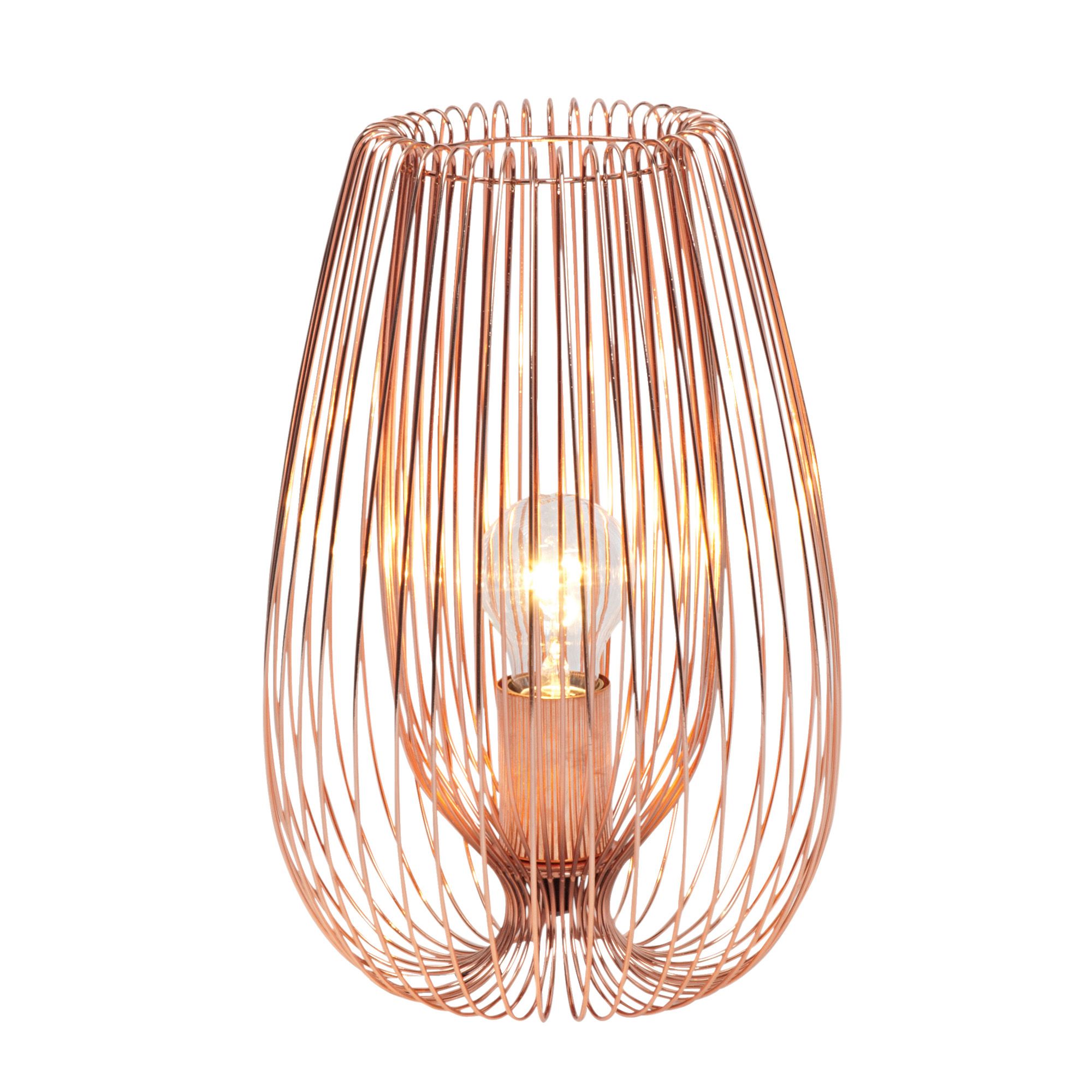 Jonas Copper Effect Table Lamp Price Comparisons | Compare The Build