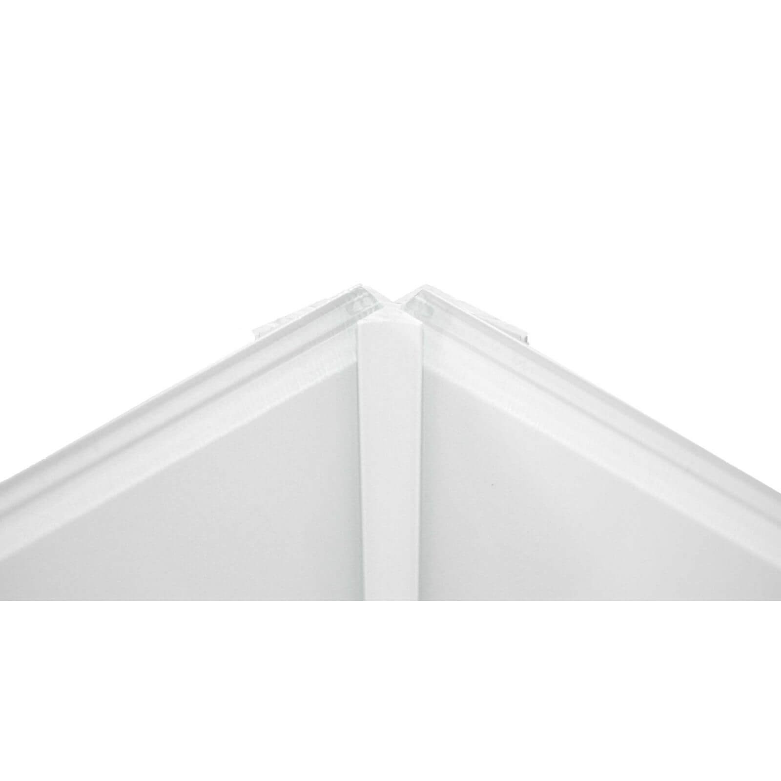 Zenolite Colour Matched PVC Internal Corner - 1250mm - White Price Comparisons | Compare The Build