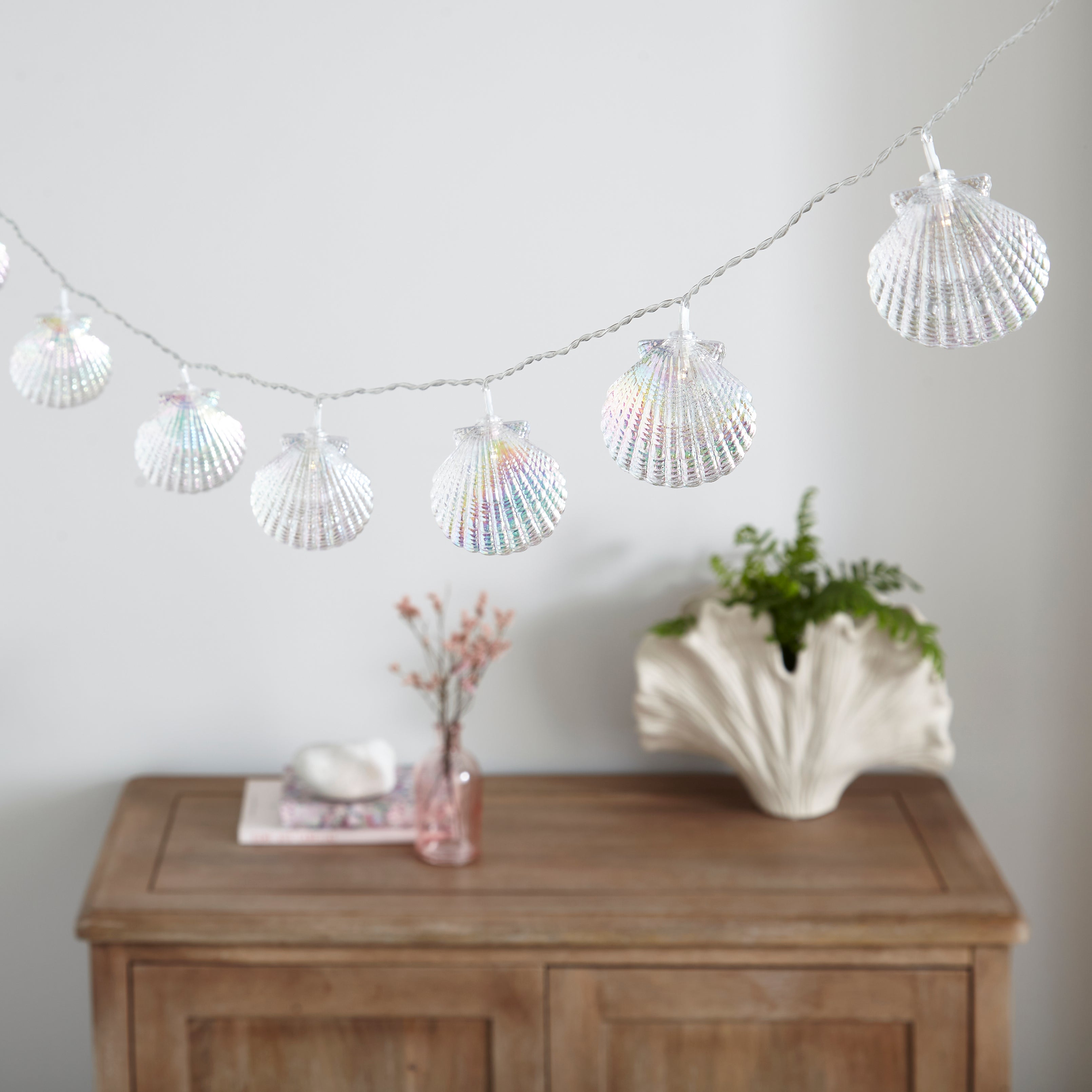 Shell String Lights MultiColoured Price Comparisons | Compare The Build