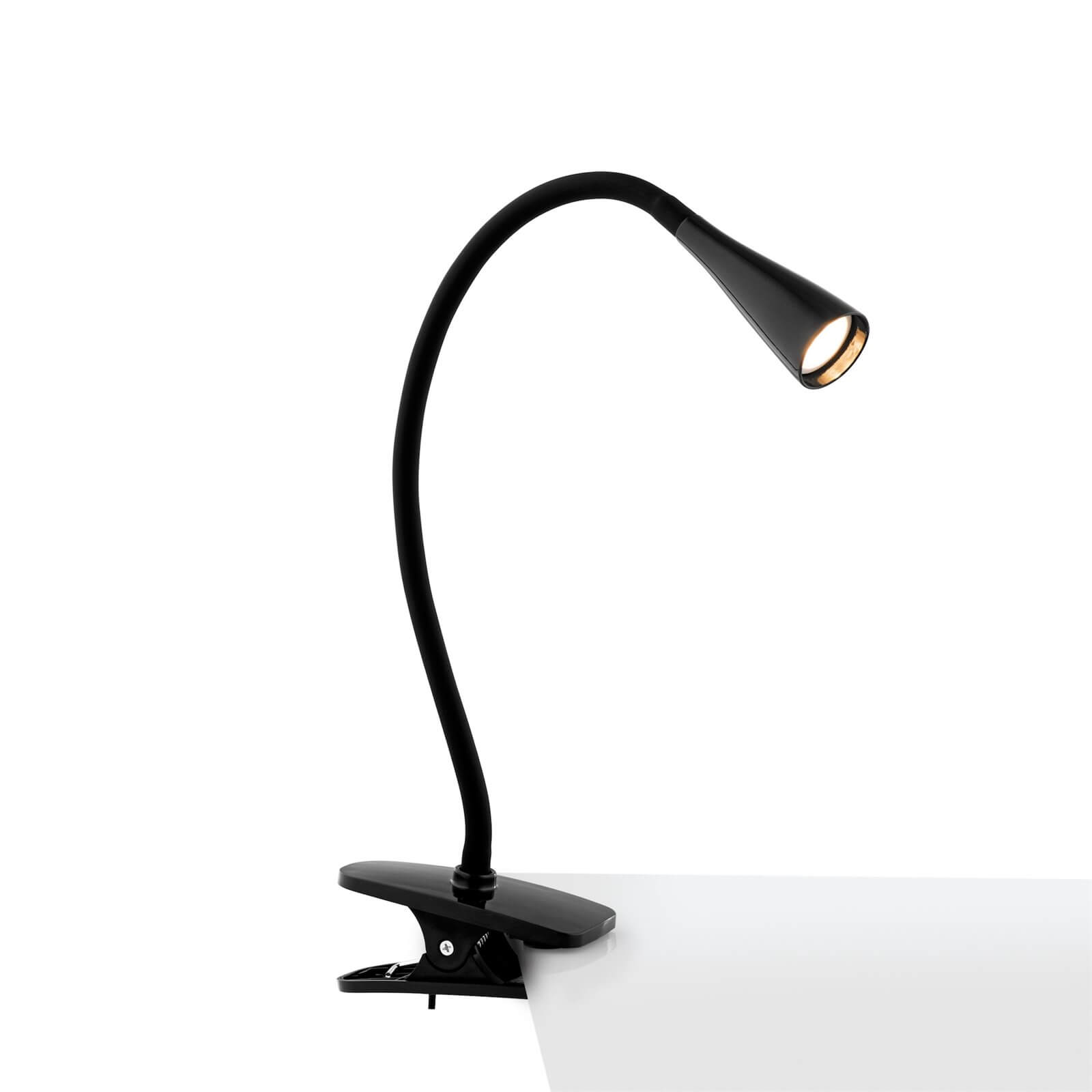 Dale 5W LED Clip Lamp - Black | Compare The Build