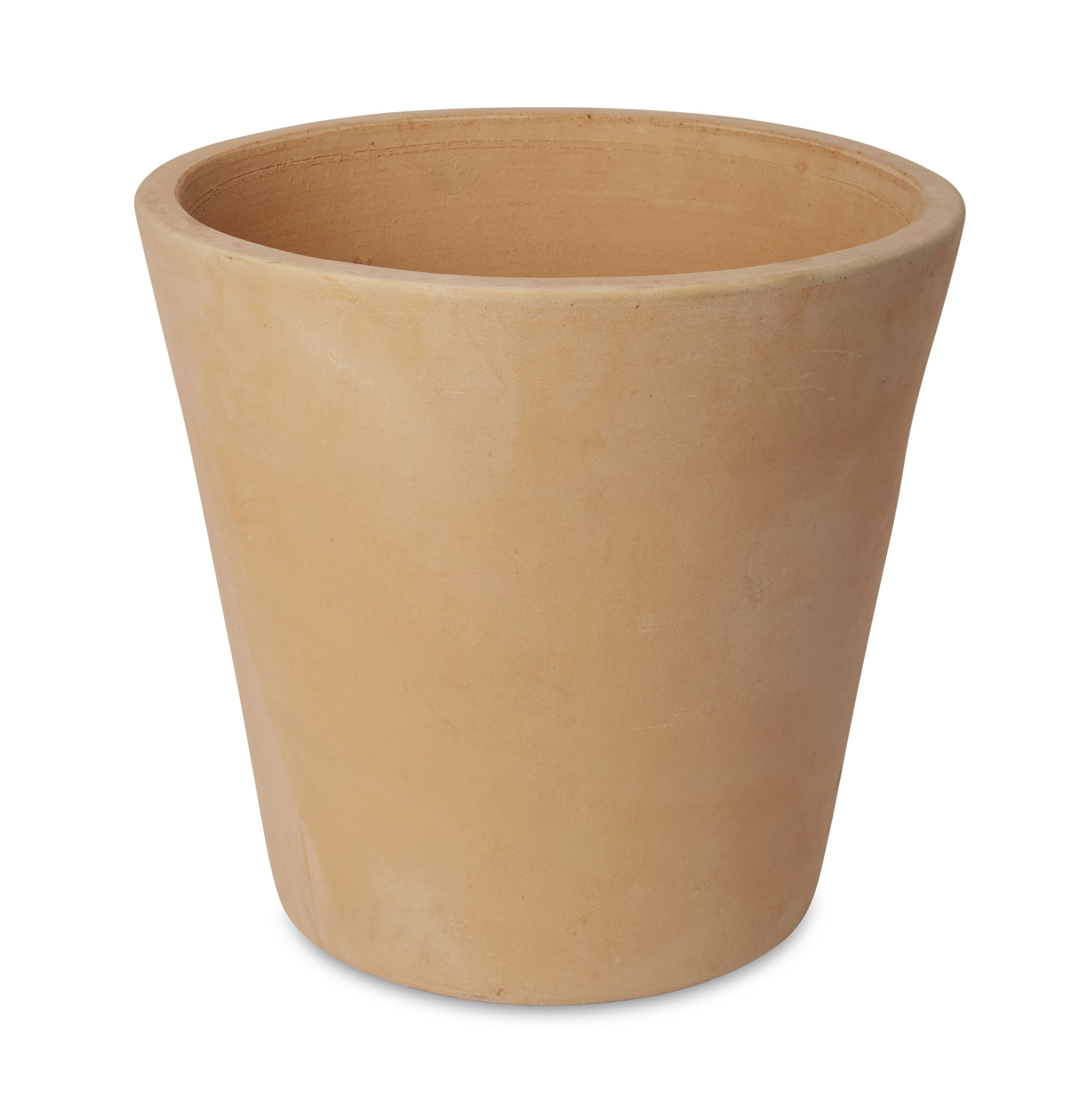 Verve Mali White Washed Terracotta White Washed Round Plant Pot (Dia)53Cm Price Comparisons | Compare The Build