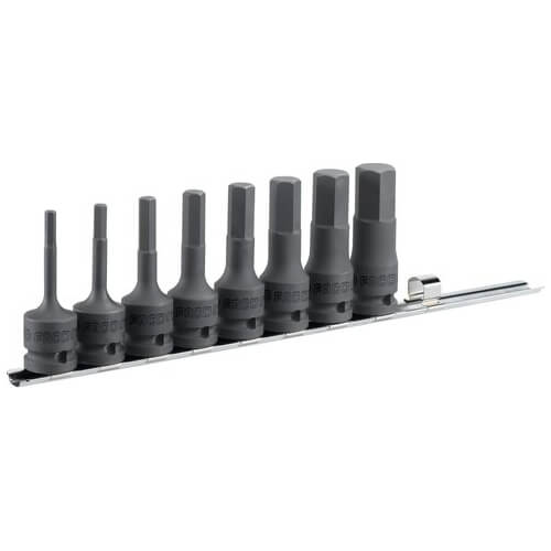 Facom 8 Piece 1/2" Drive Long Reach Impact Hexagon Socket Bit Set Metric 1/2" Price Comparisons | Compare The Build