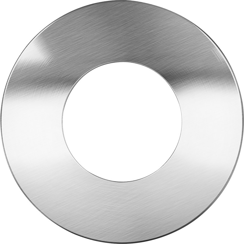 Luceco FType Compact Flat Bezel Brushed Steel in Chrome | Compare The Build