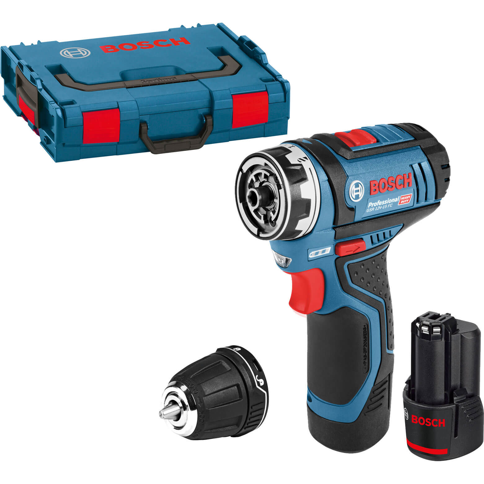 Bosch GSR 12 V-15 FC Cordless Flexiclick Drill Driver 2 x 2ah Li-ion Charger Case Price Comparisons | Compare The Build