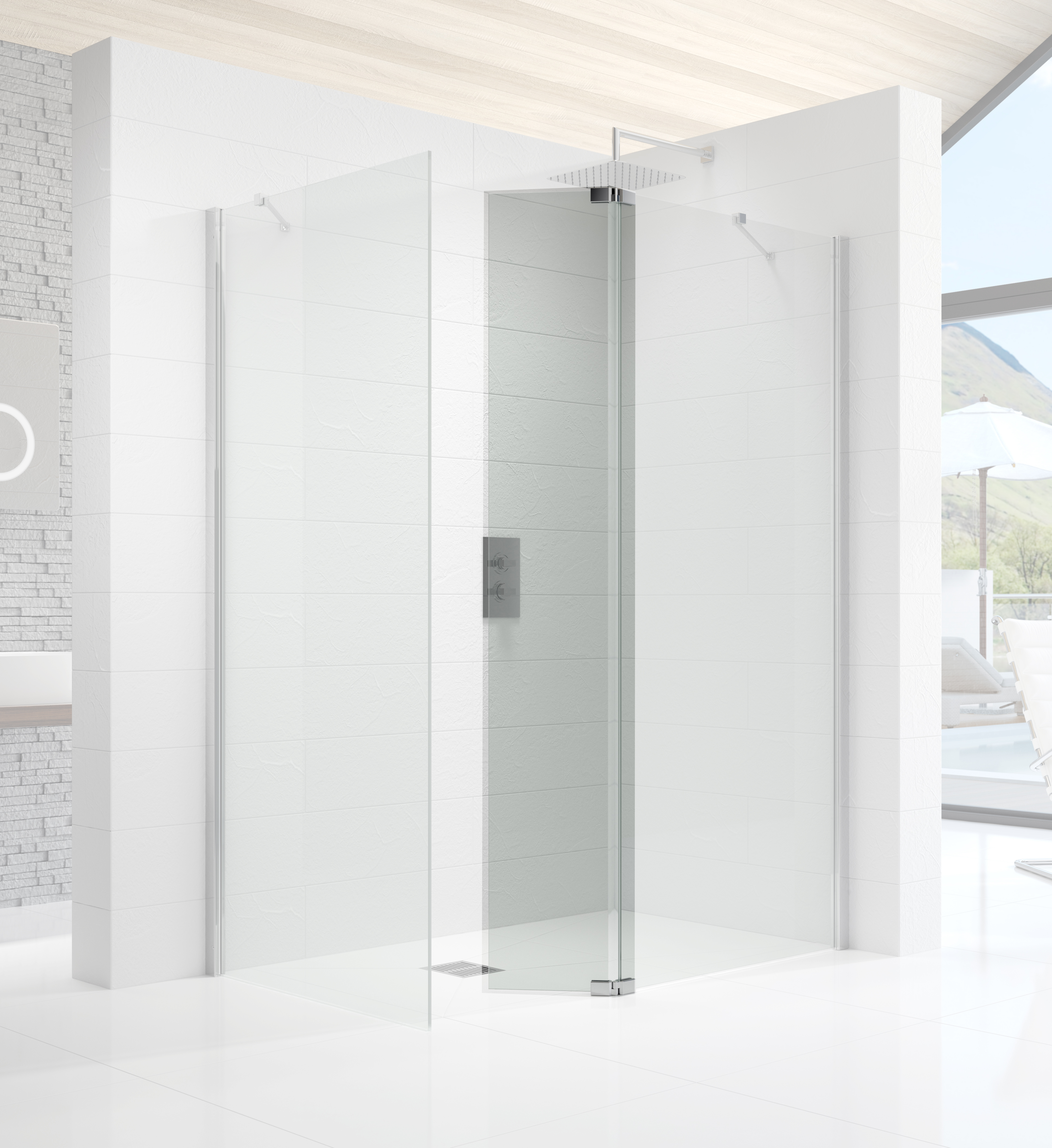 Kudos Ultimate 2 - Hinged Deflector Panel Left Hand 10mm Price Comparisons | Compare The Build