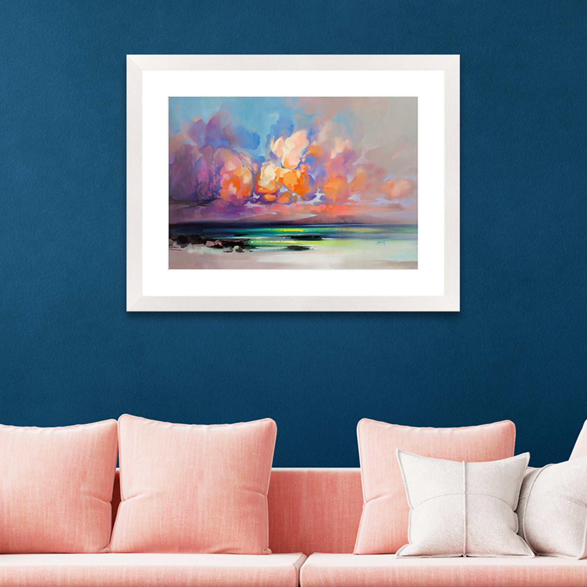 The Art Group Organic Cloud Framed Print MultiColoured Price Comparisons | Compare The Build