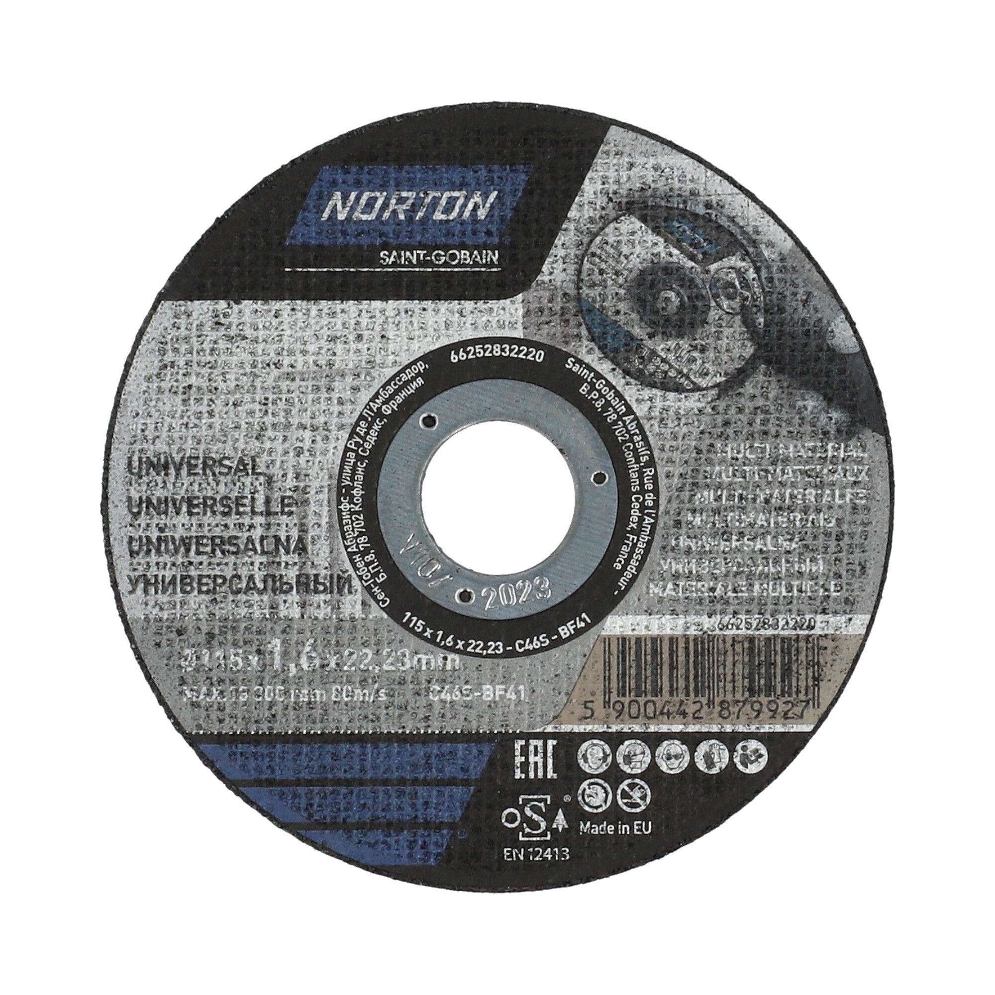 Norton Multi Cut Cutting Disc Set 115mm X 1.6mm X 22.23mm, Pack Of 5 | Compare The Build