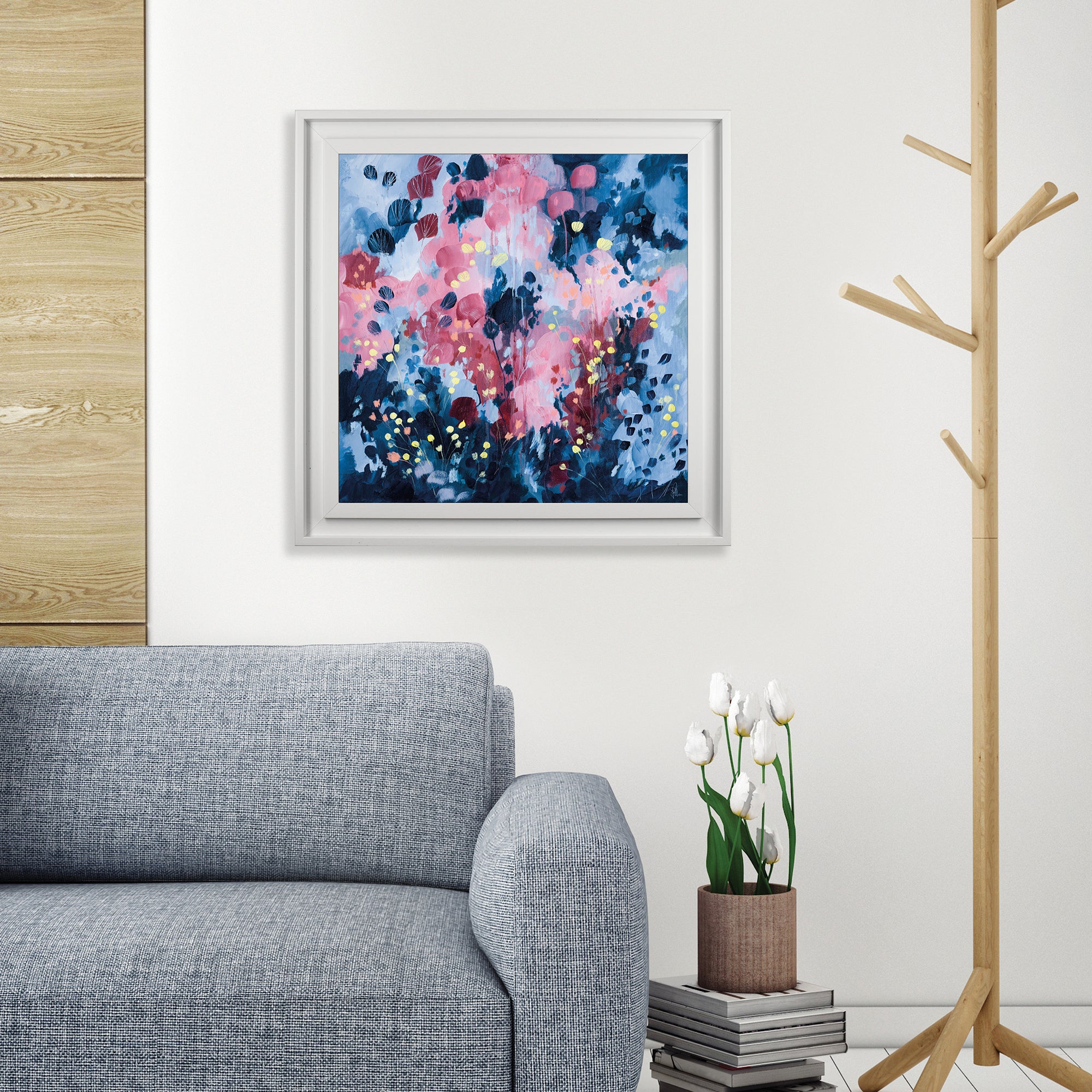 The Art Group Premium Edit Autumn Reflection V Framed Print Blue | Compare The Build